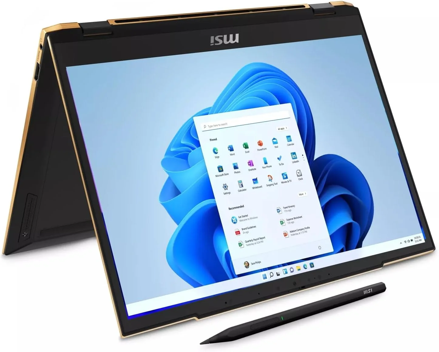 لپ تاپ 2 در 1 لمسی 13.3 اینچی MSI Summit مدل 2025، پردازنده Intel® Core™ Ultra 7 155H، رایانه شخصی هوش مصنوعی Intel Evo Edition، رم 16 گیگابایتی DDR5، حافظه SSD 1 ترابایتی، قلم لمسی همراه، مدل مشکی SUME1314001 لپ تاپ 2 در 1 لمسی 13.3 اینچی MSI Summit مدل 2025، پردازنده Intel® Core™ Ultra 7 155H، رایانه شخصی هوش مصنوعی Intel Evo Edition، رم 16 گیگابایتی DDR5، حافظه SSD 1 ترابایتی، قلم لمسی همراه، مدل مشکی SUME1314001