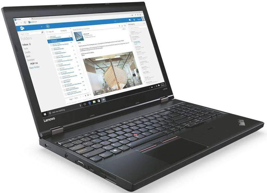 لپ تاپ تجاری بازسازی شده Lenovo Thinkpad T470p | پردازنده Intel Core i5 نسل هفتم | 8 گیگابایت رم | 256 گیگابایت SSD | صفحه نمایش لمسی 14.1 اینچی | ویندوز 10 پرو | بازسازی شده