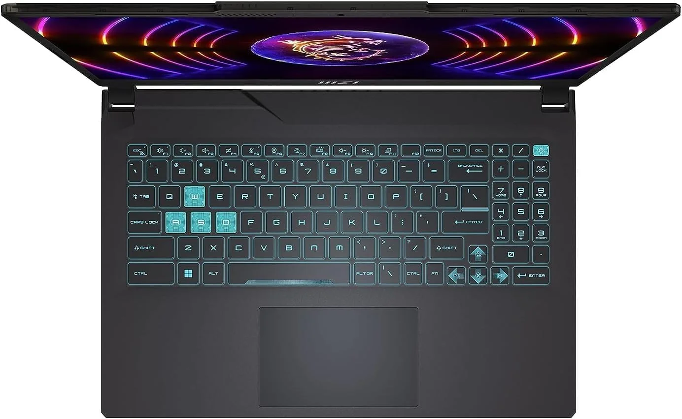 لپ تاپ گیمینگ MSI Cyborg 15 - 15.6 اینچ FHD 144Hz، پردازنده Intel Core i7-13620H، کارت گرافیک GeForce RTX 3050 6GB، حافظه SSD NVMe 1 ترابایتی، ویندوز 11، موس بی سیم Black SteeI (NVIDIA GeForce RTX3050 6GB | 1TB | 16GB RAM | Windows 11 Home) لپ تاپ گیمینگ MSI Cyborg 15 - 15.6 اینچ FHD 144Hz، پردازنده Intel Core i7-13620H، کارت گرافیک GeForce RTX 3050 6GB، حافظه SSD NVMe 1 ترابایتی، ویندوز 11، موس بی سیم Black SteeI (NVIDIA GeForce RTX3050 6GB | 1TB | 16GB RAM | Windows 11 Home)