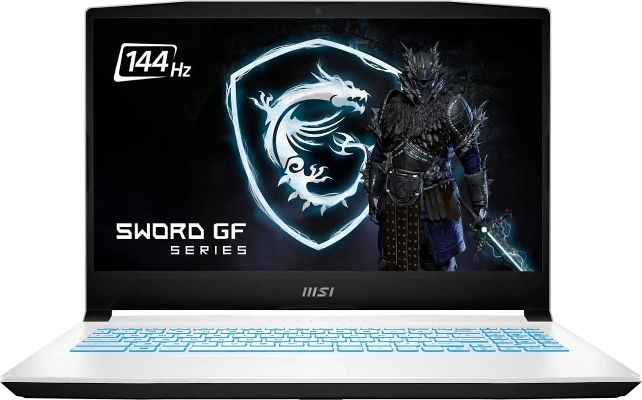 لپ تاپ گیمینگ MSI Sword 15.6 اینچی 144 هرتز - Intel Core i7 - NVIDIA GeForce RTX 3060 - 1 ترابایت SSD - 16 گیگابایت رم - مشکی - انگلیسی