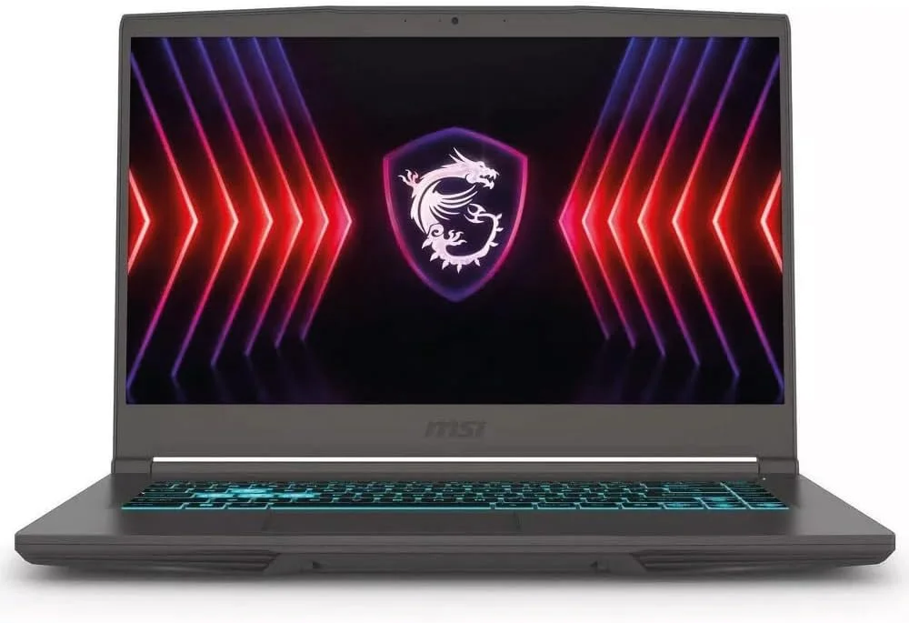 لپ تاپ گیمینگ MSI Thin 15.6 اینچی FHD 144Hz، پردازنده Intel Core i5-13420H، کارت گرافیک NVIDIA GeForce RTX 4060، رم 16 گیگابایت DDR4، حافظه 512 گیگابایت SSD، خاکستری (2025)
