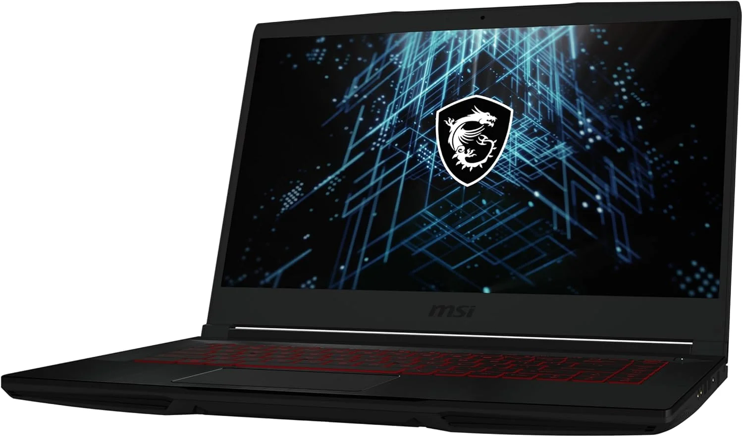 لپ تاپ گیمینگ MSI GF63 Thin 11UCX، پردازنده Intel Core i5-11260H، صفحه نمایش 15.6 اینچی IPS-Level FHD، ضد انعکاس نور، 512 گیگابایت SSD M.2 PCIe، 8 گیگابایت رم، کارت گرافیک RTX2050، حافظه GDDR6 4 گیگابایتی، Wi-Fi 6 + BT5.2، ویندوز 11، صفحه کلید انگلیسی/عربی - مشکی