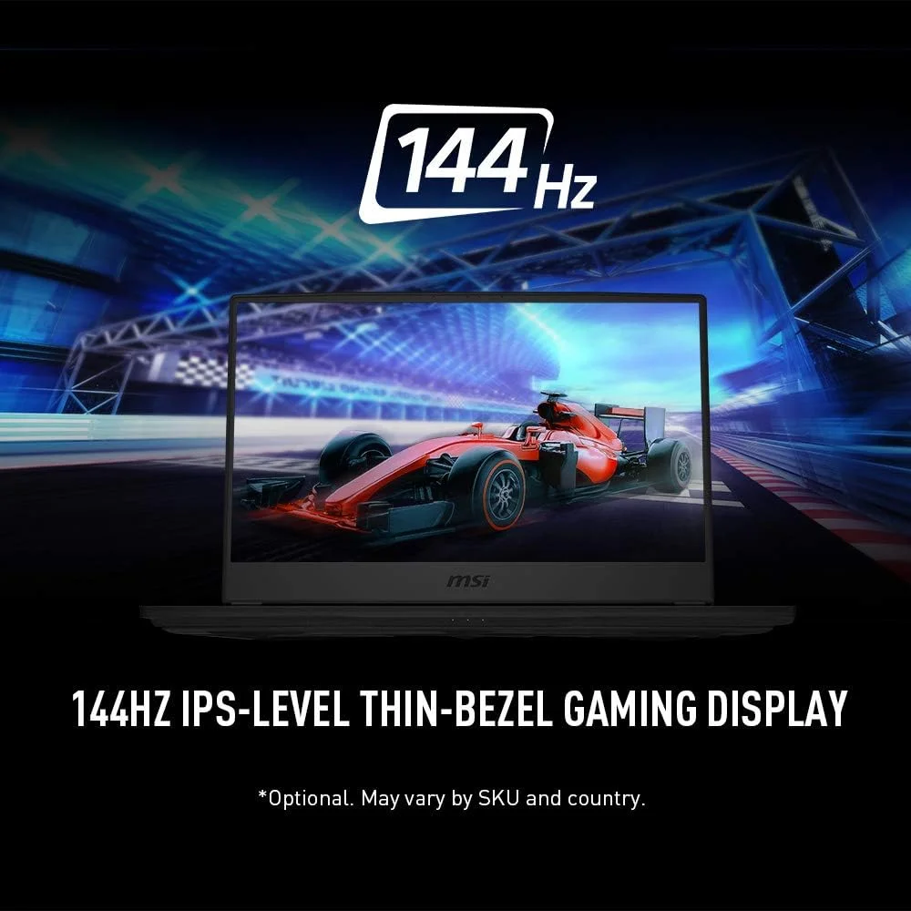 لپ تاپ گیمینگ MSI GL66: صفحه نمایش 15.6 اینچی 144 هرتز FHD 1080p، پردازنده Intel Core i7-11800H، کارت گرافیک NVIDIA GeForce RTX 3070، رم 16 گیگابایتی، حافظه SSD 512 گیگابایتی، ویندوز 10، مشکی (11UGK-001) لپ تاپ گیمینگ MSI GL66: صفحه نمایش 15.6 اینچی 144 هرتز FHD 1080p، پردازنده Intel Core i7-11800H، کارت گرافیک NVIDIA GeForce RTX 3070، رم 16 گیگابایتی، حافظه SSD 512 گیگابایتی، ویندوز 10، مشکی (11UGK-001)