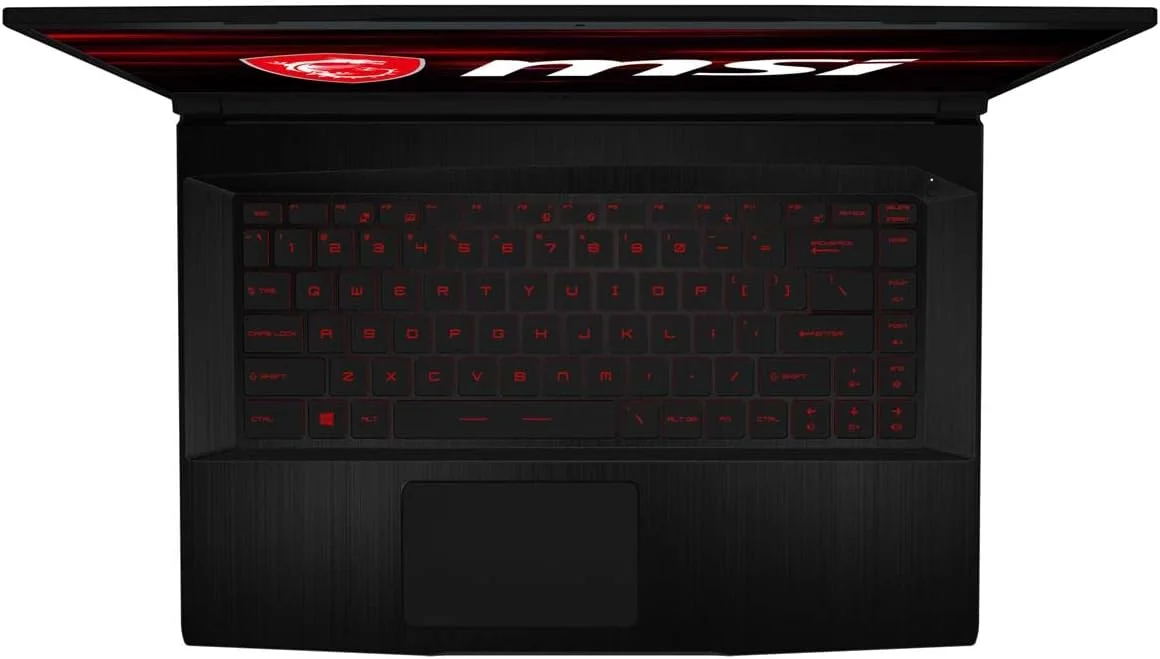 لپ تاپ گیمینگ MSI GF65: 15.6 اینچ 144 هرتز FHD 1080p، پردازنده Intel Core i5-10500H، کارت گرافیک NVIDIA GeForce RTX 3050، رم 8 گیگابایت، حافظه SSD NVMe 256 گیگابایت، کیبورد قرمز، ویندوز 10، مشکی (10UC-440) لپ تاپ گیمینگ MSI GF65: 15.6 اینچ 144 هرتز FHD 1080p، پردازنده Intel Core i5-10500H، کارت گرافیک NVIDIA GeForce RTX 3050، رم 8 گیگابایت، حافظه SSD NVMe 256 گیگابایت، کیبورد قرمز، ویندوز 10، مشکی (10UC-440)