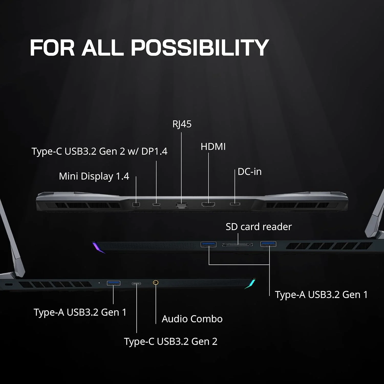 لپ تاپ گیمینگ MSI GE76 Raider با صفحه نمایش 17.3 اینچی FHD 144Hz، پردازنده Intel i7-12700H، رم 16 گیگابایتی، حافظه SSD 1 ترابایتی، کارت گرافیک GeForce RTX 3060، کیبورد RGB، نامپد، وب کم FHD، آماده واقعیت مجازی، Wi-Fi 6، ویندوز 11 پرو، خاکستری، مجموعه توسعه Hotface 128 گیگابایتی
