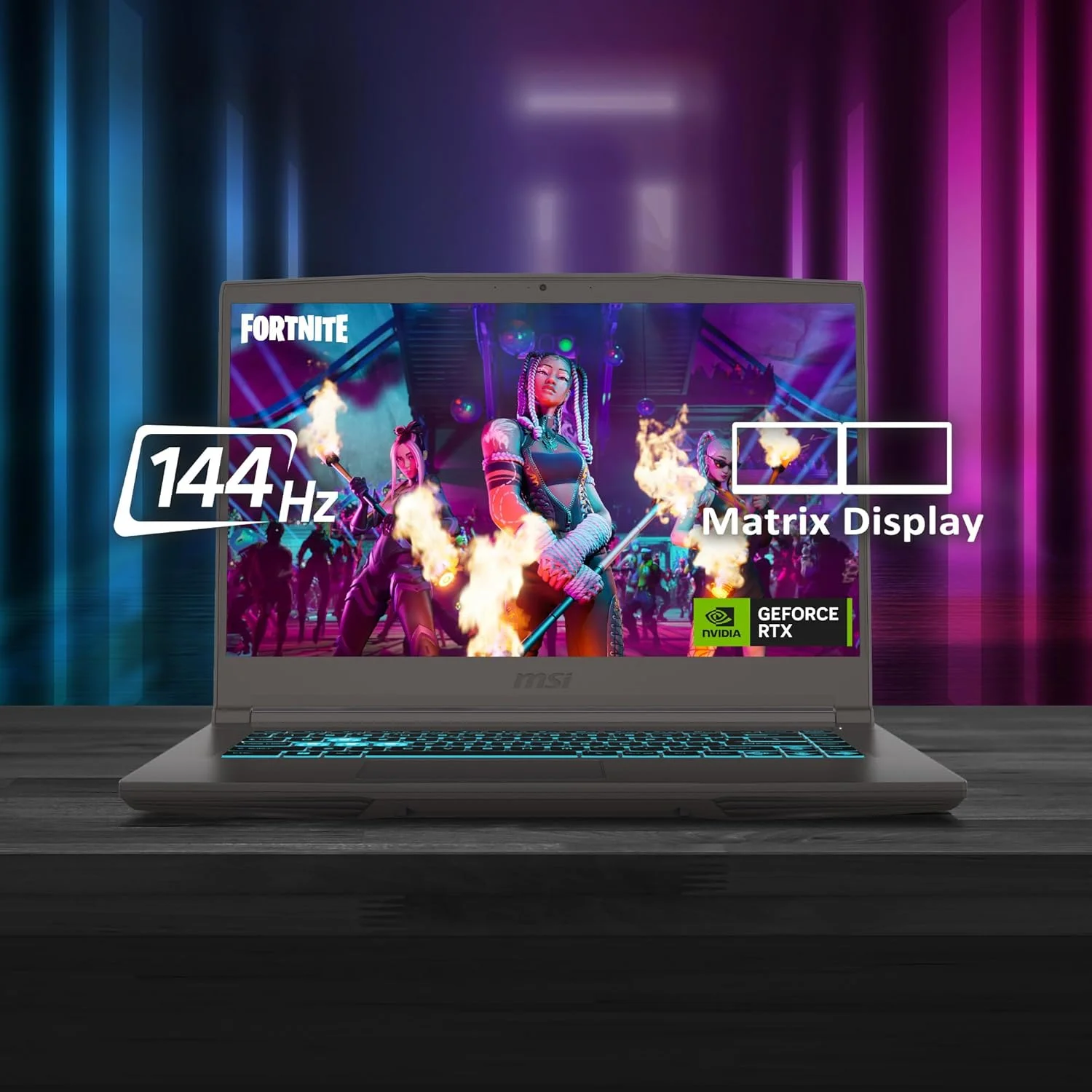 لپ تاپ گیمینگ MSI Thin 15 B13UC (خاکستری کیهانی) | RTX 3050 4GB, GDDR6 4GB | Intel Core i5-13420H | 8GB RAM | 512GB SSD | صفحه نمایش 15.6 اینچی FHD (1920x1080) با نرخ 144 هرتز | Win11 Home [9S7-16R831-3098]