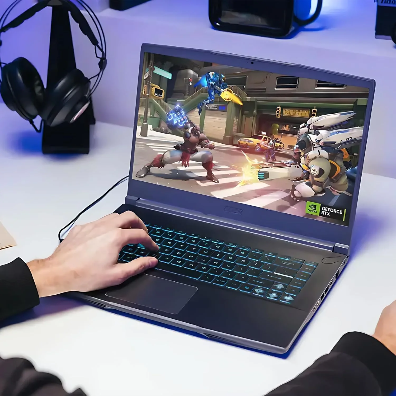 لپ تاپ گیمینگ MSI Thin 15.6 اینچی FHD 144Hz IPS، پردازنده نسل سیزدهم Intel Core i5-13420H، کارت گرافیک NVIDIA GeForce RTX 4050، رم 16 گیگابایتی، SSD 512 گیگابایتی، WiFi 6، کیبورد با نور پس زمینه، Cooler Boost، ویندوز 11 به همراه ICP Hub لپ تاپ گیمینگ MSI Thin 15.6 اینچی FHD 144Hz IPS، پردازنده نسل سیزدهم Intel Core i5-13420H، کارت گرافیک NVIDIA GeForce RTX 4050، رم 16 گیگابایتی، SSD 512 گیگابایتی، WiFi 6، کیبورد با نور پس زمینه، Cooler Boost، ویندوز 11 به همراه ICP Hub