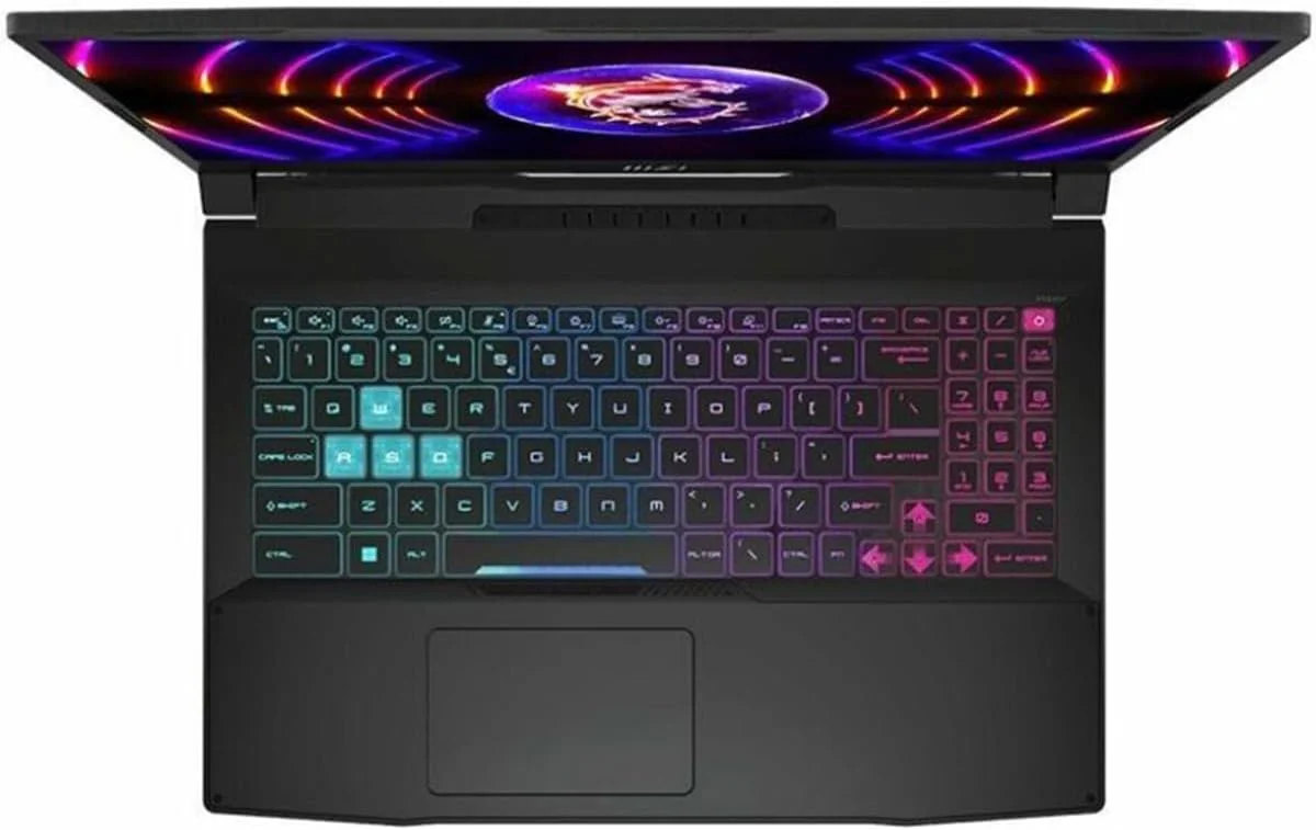 لپ تاپ گیمینگ MSI Katana 15 B13VFK-2049US با صفحه نمایش 15.6 اینچی Full HD 144Hz، پردازنده Intel Core i7-13620H 2.4GHz، رم 16GB، حافظه SSD 1TB، کارت گرافیک NVIDIA GeForce RTX 4060 8GB، ویندوز 11 پرو، مشکی