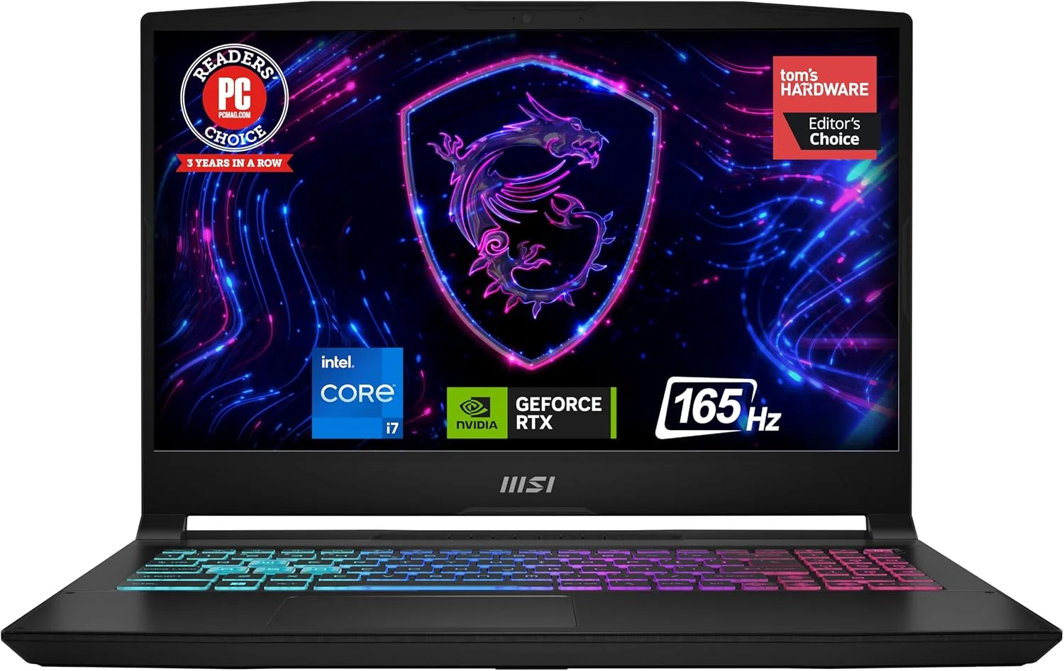 لپ تاپ گیمینگ MSI Katana 15 با صفحه نمایش 15.6 اینچی 165 هرتز QHD: پردازنده Intel Core i7-13620H، کارت گرافیک NVIDIA Geforce RTX 4070، رم 16 گیگابایتی DDR5، حافظه SSD NVMe 1 ترابایتی، Cooler Boost 5، ویندوز 11: مشکی B13VGK-2000US