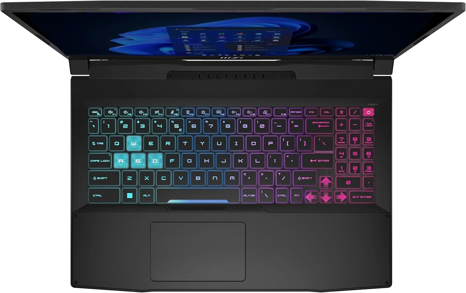 لپ تاپ گیمینگ 15.6 اینچی MSI Katana با نرخ تازه سازی 144 هرتز، پردازنده Intel Core i7-13620H، کارت گرافیک NVIDIA GeForce RTX 4050، رم 16 گیگابایتی DDR5، حافظه SSD 1 ترابایتی، مشکی (2024)