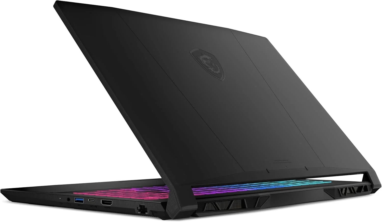 لپ تاپ گیمینگ 15.6 اینچی MSI Katana با نرخ تازه سازی 144 هرتز، پردازنده Intel Core i7-13620H، کارت گرافیک NVIDIA GeForce RTX 4050، رم 16 گیگابایتی DDR5، حافظه SSD 1 ترابایتی، مشکی (2024)