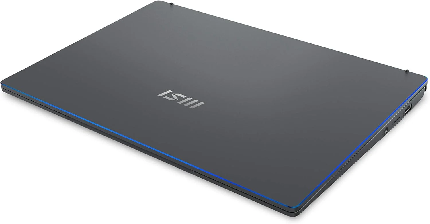 لپ تاپ باریک و پرقدرت MSI Prestige 14 EVO: صفحه نمایش 14 اینچی FHD 1080p، پردازنده Intel Core i7-1185G7، گرافیک Intel Iris Xe، رم 32 گیگابایت، حافظه SSD 1 ترابایت، Thunderbolt 4، ویندوز 10، خاکستری کربنی (A11M-614) لپ تاپ باریک و پرقدرت MSI Prestige 14 EVO: صفحه نمایش 14 اینچی FHD 1080p، پردازنده Intel Core i7-1185G7، گرافیک Intel Iris Xe، رم 32 گیگابایت، حافظه SSD 1 ترابایت، Thunderbolt 4، ویندوز 10، خاکستری کربنی (A11M-614)