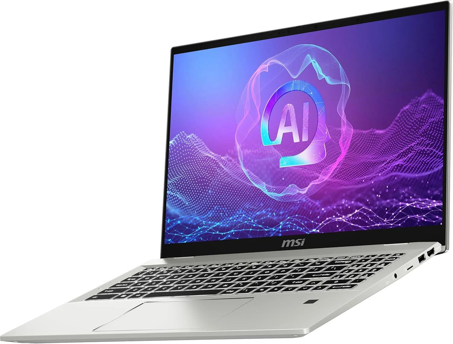 لپ تاپ تجاری MSI Prestige A16 AI+ با صفحه نمایش 16.0 اینچی QHD+، پردازنده AMD Ryzen™ AI 9 365، رم 32 گیگابایتی LPDDR5X-7500، حافظه 1 ترابایتی، کارت گرافیک AMD Radeon™ 880M، ویندوز 11 هوم، کیبورد QWERTZ، مدل A3HMG-036