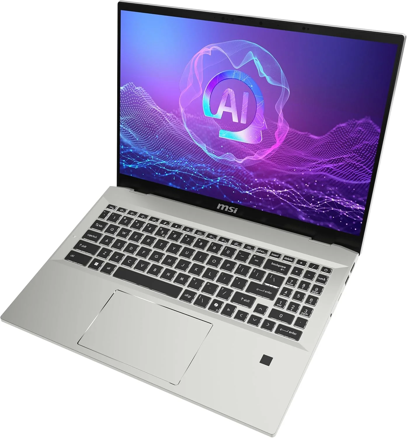 لپ تاپ تجاری MSI Prestige A16 AI+ با صفحه نمایش 16.0 اینچی QHD+، پردازنده AMD Ryzen™ AI 9 365، رم 32 گیگابایتی LPDDR5X-7500، حافظه 1 ترابایتی، کارت گرافیک AMD Radeon™ 880M، ویندوز 11 هوم، کیبورد QWERTZ، مدل A3HMG-036