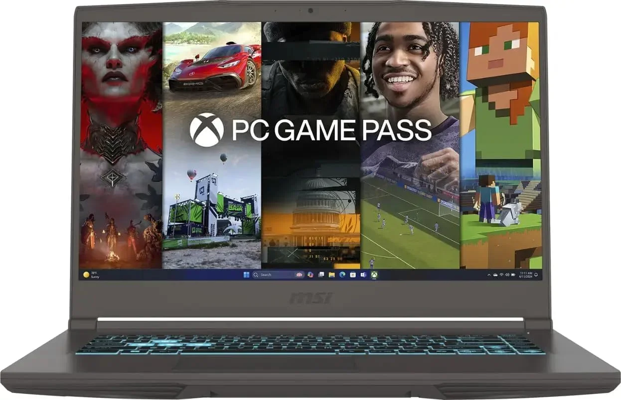 لپ تاپ گیمینگ MSI Thin 15 | صفحه نمایش 15.6 اینچی FHD IPS 144Hz | پردازنده 8 هسته ای Intel i5-13420H (بهتر از i7-11800H) | رم 16 گیگابایتی DDR4 SSD 512 گیگابایتی | کارت گرافیک GeForce RTX 4050 | کیبورد با نور پس زمینه USB-C Win11Pro به همراه لوازم جانبی DLCA