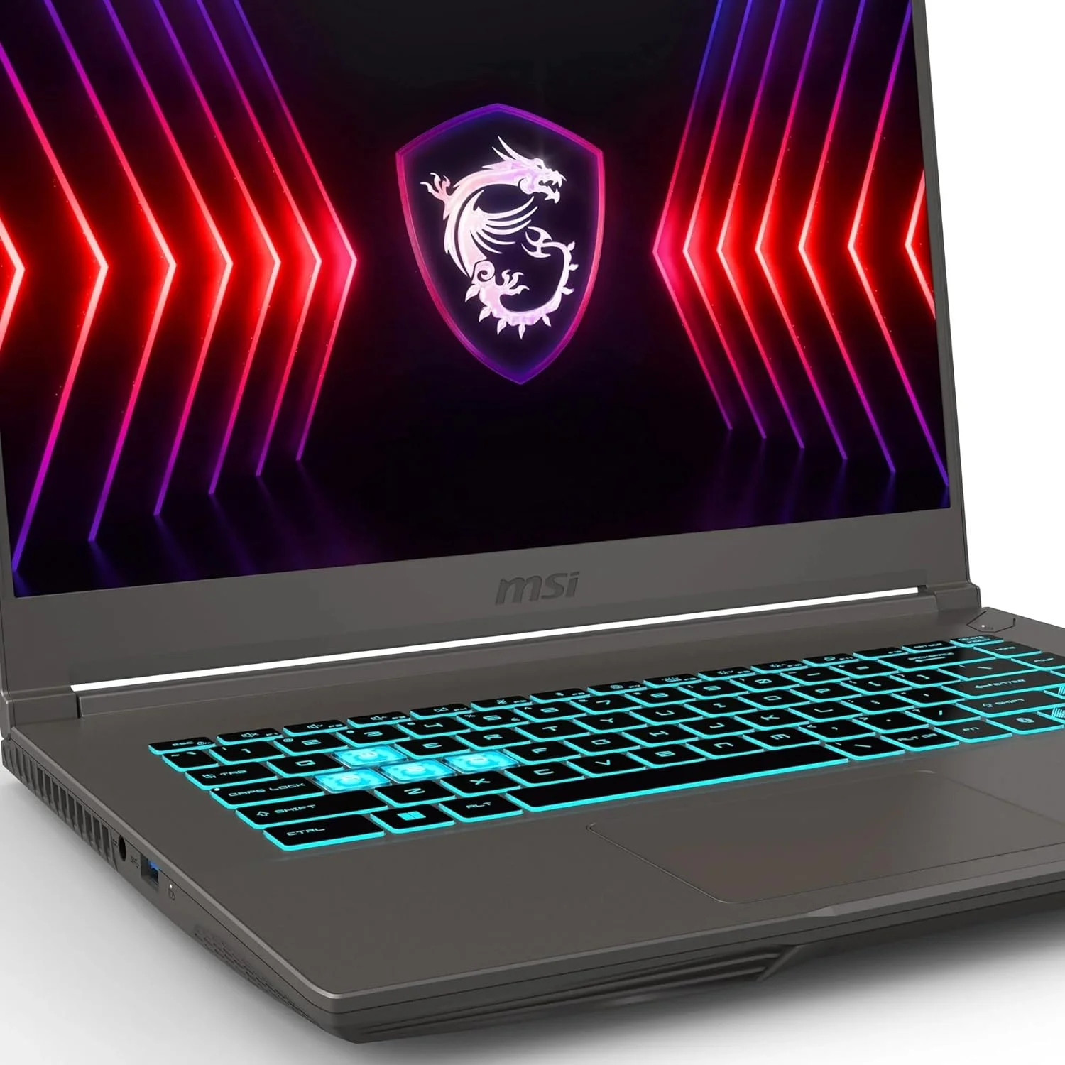 لپ تاپ گیمینگ MSI Thin 15، صفحه نمایش 15.6 اینچ FHD IPS 144Hz، پردازنده 8 هسته ای Intel i5-13420H (بهتر از i7-11800H)، رم 32 گیگابایت، حافظه SSD 1 ترابایت، کارت گرافیک GeForce RTX 3050، نور پس زمینه صفحه کلید، USB-C، ویندوز 11 به همراه ICP Hub