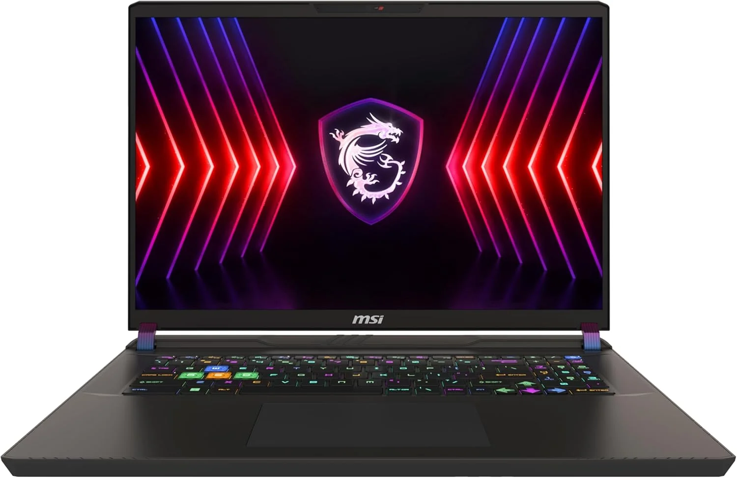 لپ تاپ گیمینگ MSI Vector 17 HX A14VHG، صفحه نمایش 17 اینچی QHD+ 240 هرتز، پردازنده Intel Core i9-14900HX، رم 32 گیگابایت، SSD 1 ترابایت، کارت گرافیک Nvidia RTX 4080 با حافظه GDDR6 12 گیگابایت، ویندوز 11، خاکستری کیهانی - [9S7-17S162-611]