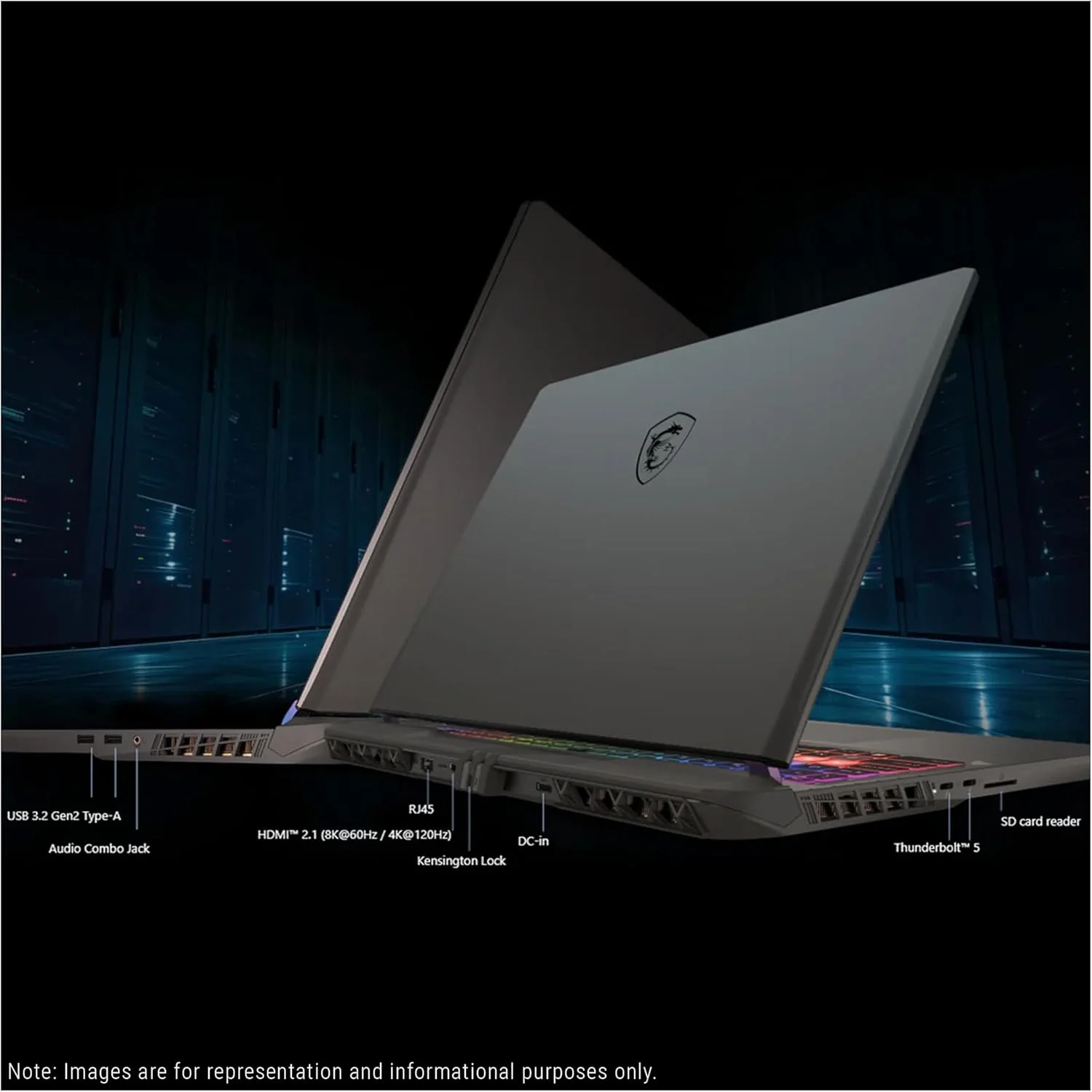 لپ تاپ گیمینگ MSI Vector 16 HX AI 400، پردازنده Intel Ultra 9-275HX، رم 64 گیگابایتی DDR5، اس اس دی 1 ترابایتی PCIe، نمایشگر 16 اینچی WQXGA (2560x1600) 240 هرتز، کارت گرافیک Nvidia G-Force RTX 5080، کیبورد با نور پس زمینه RGB، ویندوز 11 پرو، خاکستری کیهانی