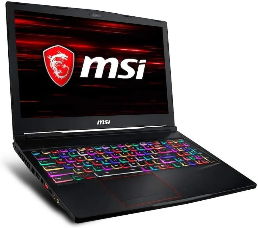 لپ تاپ گیمینگ ام اس آی GE63 Raider RGB، پردازنده Intel® Core™ i7-9750H، صفحه نمایش 15.6 اینچ FHD IPS 144Hz، حافظه 512 گیگابایت SSD + 1 ترابایت HDD، رم 16 گیگابایت، کارت گرافیک Nvidia® GeForce RTX 2070، ویندوز 10 Home، کیبورد انگلیسی-عربی، مشکی