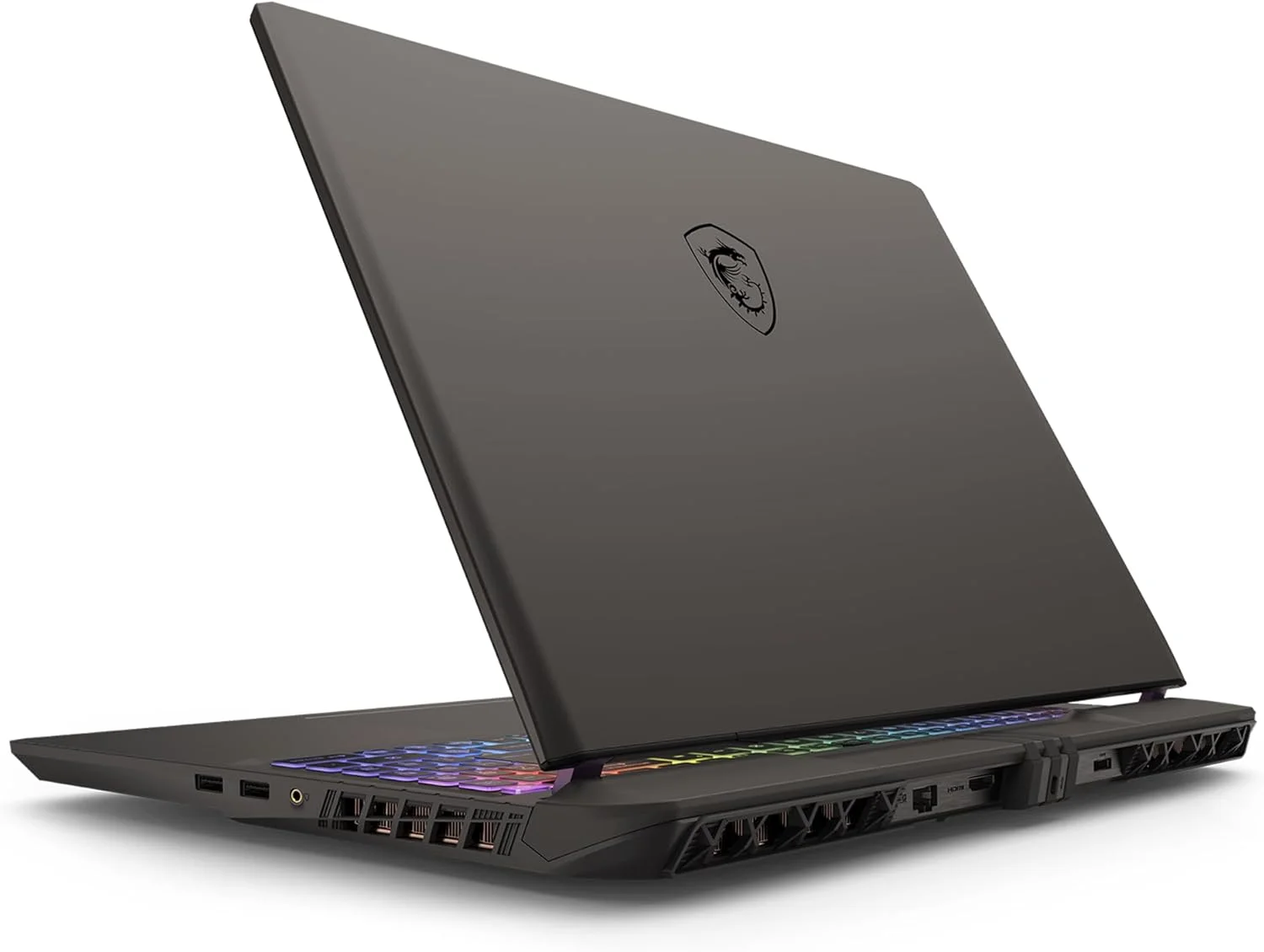 لپ تاپ گیمینگ MSI Vector 16 HX AI 400، پردازنده Intel Ultra 9-275HX، رم 64 گیگابایتی DDR5، اس اس دی 1 ترابایتی PCIe، نمایشگر 16 اینچی WQXGA (2560x1600) 240 هرتز، کارت گرافیک Nvidia G-Force RTX 5080، کیبورد با نور پس زمینه RGB، ویندوز 11 پرو، خاکستری کیهانی