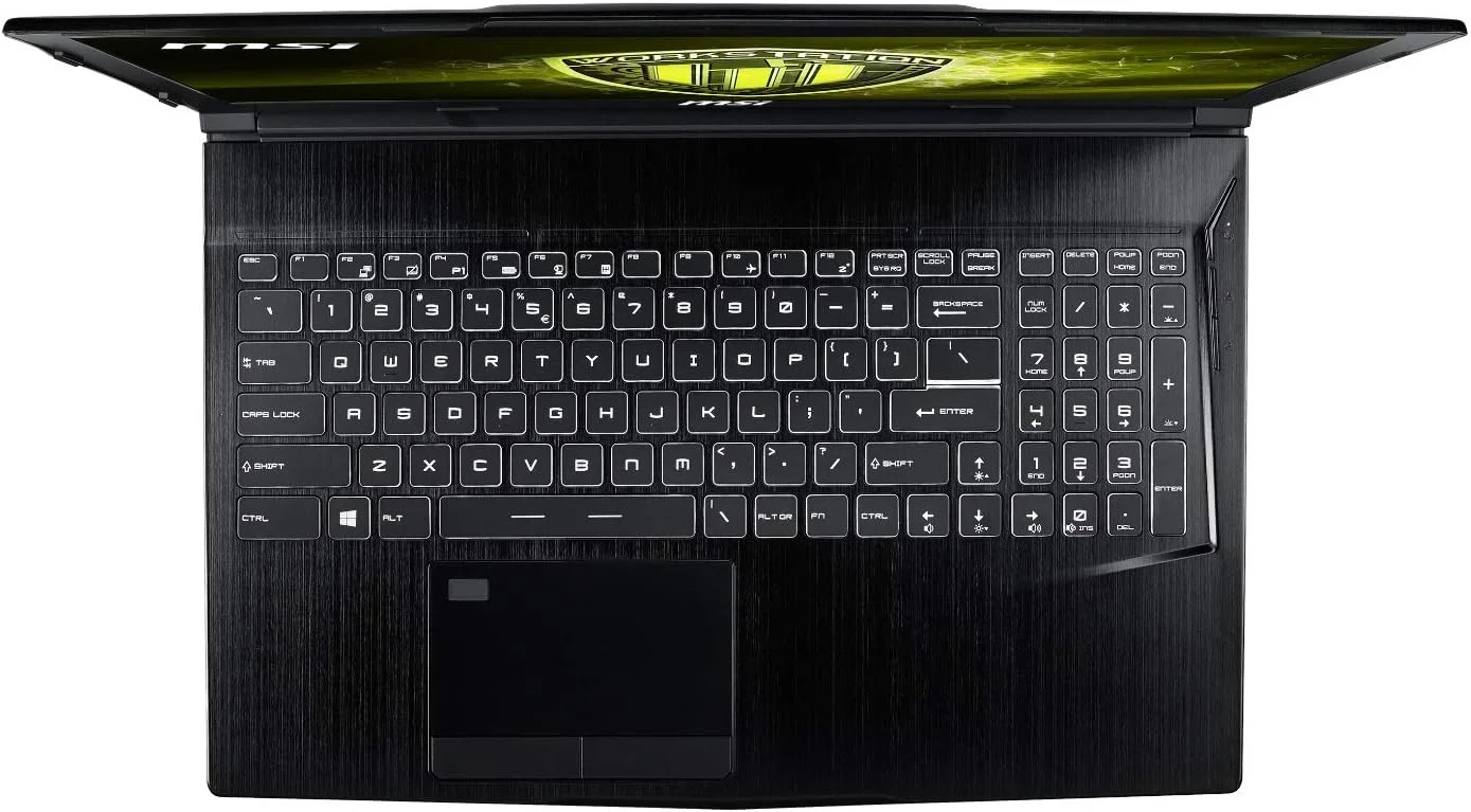 لپ تاپ ورک استیشن Msi We63 8Sj، پردازنده Intel® Core™ I7-8750H، صفحه نمایش 15.6 اینچ Fhd Ips 120Hz، حافظه 256 گیگابایت Ssd + 1 ترابایت Hdd، رم 16 گیگابایت، کارت گرافیک Nvidia® Studio Geforce Quadro® P2000، ویندوز 10 پرو، کیبورد انگلیسی-عربی، مشکی لپ تاپ ورک استیشن Msi We63 8Sj، پردازنده Intel® Core™ I7-8750H، صفحه نمایش 15.6 اینچ Fhd Ips 120Hz، حافظه 256 گیگابایت Ssd + 1 ترابایت Hdd، رم 16 گیگابایت، کارت گرافیک Nvidia® Studio Geforce Quadro® P2000، ویندوز 10 پرو، کیبورد انگلیسی-عربی، مشکی