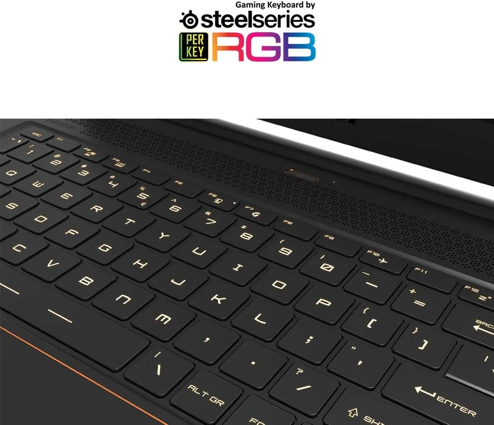 لپ تاپ گیمینگ MSI GS65 Stealth 9SE، پردازنده Intel® Core™ i7-9750H، صفحه نمایش 15.6 اینچی FHD IPS 144Hz، حافظه SSD 1 ترابایتی، 16 گیگابایت رم، کارت گرافیک Nvidia® GeForce® RTX2060 VGA، ویندوز 10 هوم، صفحه کلید انگلیسی-عربی، مشکی لپ تاپ گیمینگ MSI GS65 Stealth 9SE، پردازنده Intel® Core™ i7-9750H، صفحه نمایش 15.6 اینچی FHD IPS 144Hz، حافظه SSD 1 ترابایتی، 16 گیگابایت رم، کارت گرافیک Nvidia® GeForce® RTX2060 VGA، ویندوز 10 هوم، صفحه کلید انگلیسی-عربی، مشکی