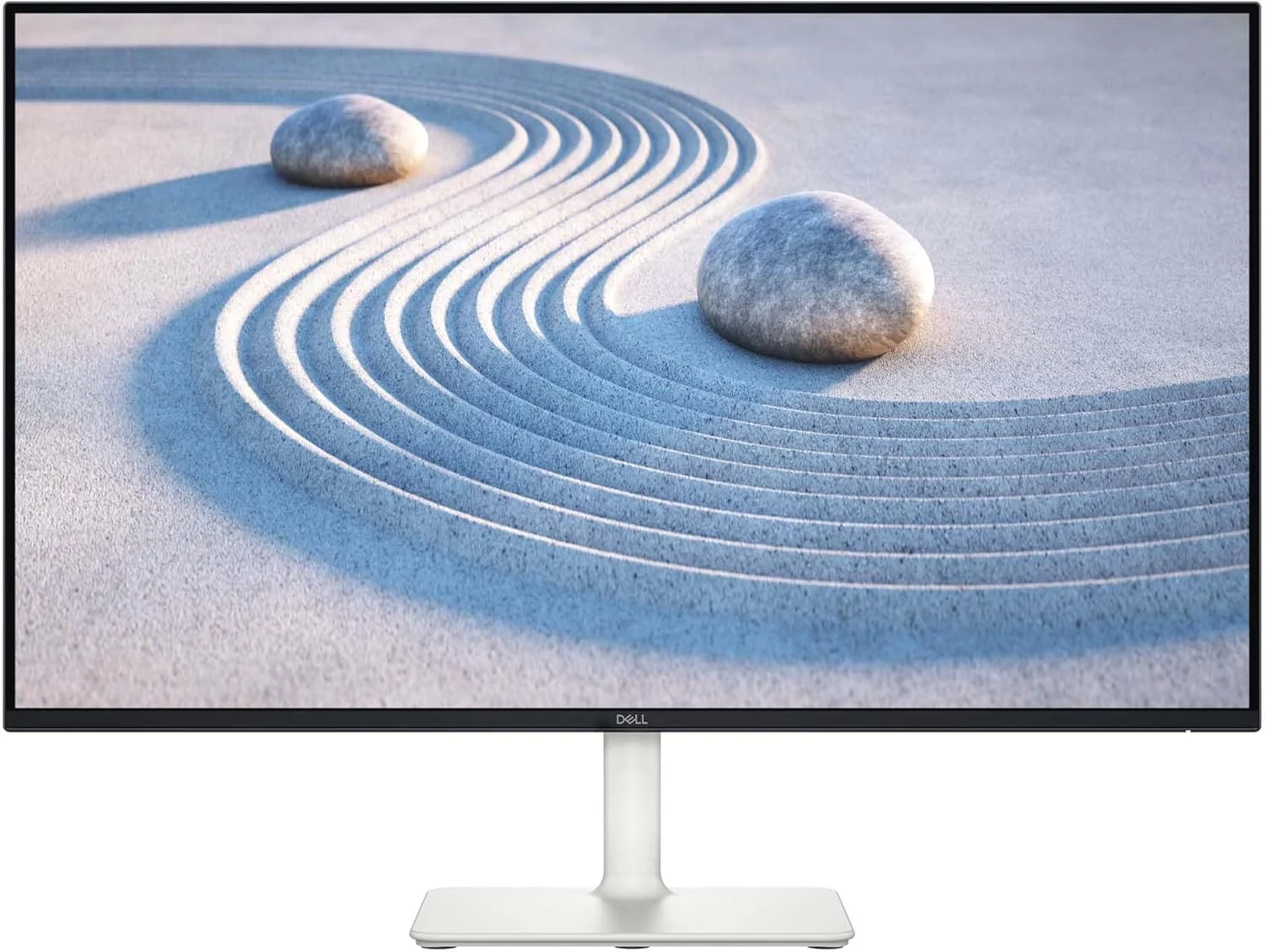 مانیتور 27 اینچی Dell S2725H با کیفیت Full HD (1920x1080)، نرخ نوسازی 100 هرتز، پنل IPS، زمان پاسخگویی 4 میلی‌ثانیه، پوشش 99% sRGB، بلندگوهای داخلی، حاشیه فوق‌العاده باریک، 2 پورت HDMI و 3 سال گارانتی - سفید