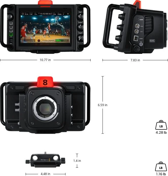 دوربین استودیویی Blackmagic Design مدل 6K Pro (مانت EF)
