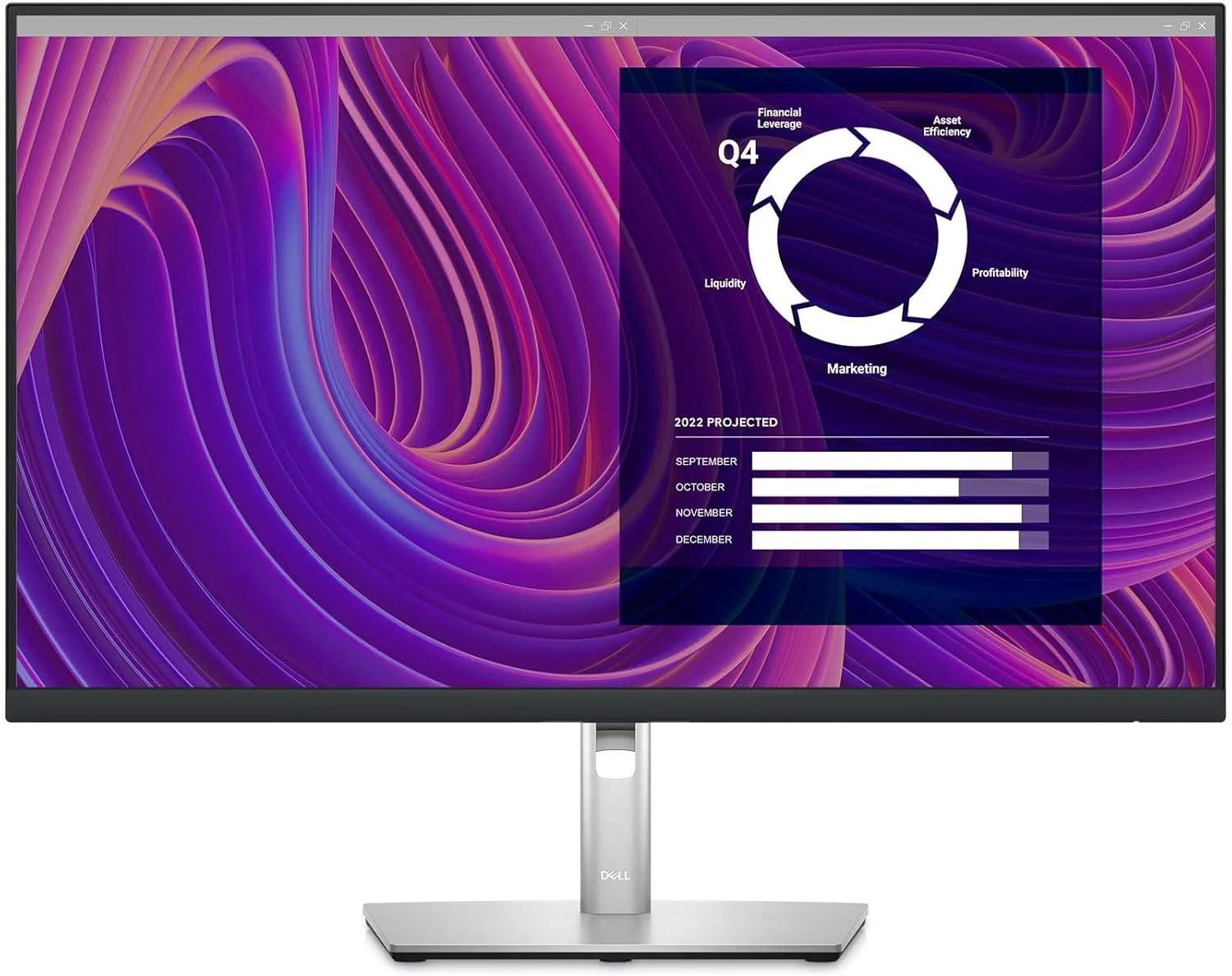 مانیتور دل P2723D - نمایشگر 26.96 اینچی QHD (2560 x 1440) 60 هرتز، پوشش 99% sRGB، زمان پاسخگویی 5 میلی‌ثانیه، اتصالات HDMI/DP/USB 3.2 Gen 1، قابلیت تنظیم ارتفاع/شیب/چرخش/محور، 16.7 میلیون رنگ - مشکی