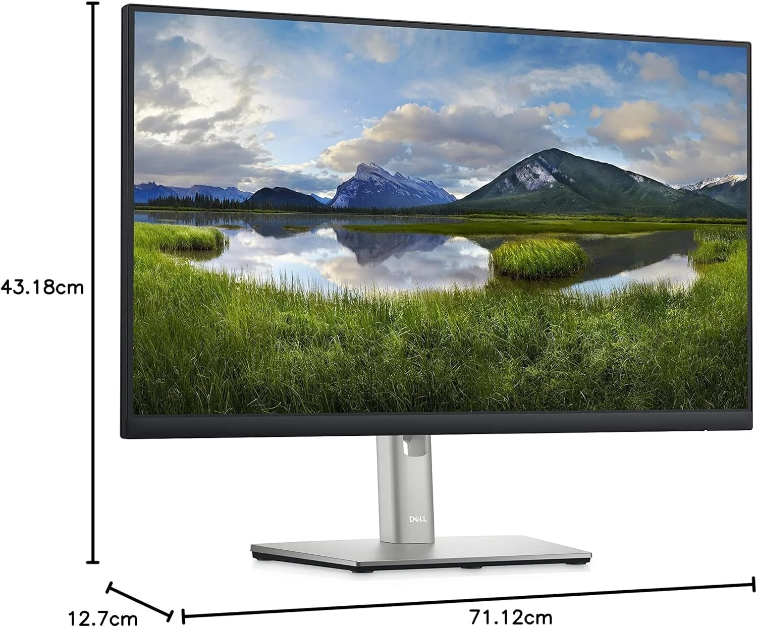 مانیتور 24 اینچی دل - P2422HE - فول اچ دی 1080p، فناوری IPS، مانیتور هاب USB-C با Comfortview Plus، مشکی