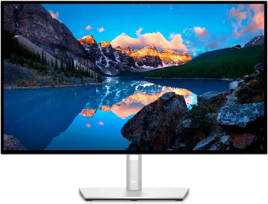مانیتور 27 اینچی دل مدل U2723QE UltraSharp USB-C 4K UHD (3840x2160)، نرخ 60 هرتز، پنل IPS، زمان پاسخگویی 5 میلی‌ثانیه، پوشش 98% DCI-P3، HDR400، دارای 3 پورت USB-C، 2 پورت DisplayPort، HDMI، 5 پورت USB، RJ45، 3 سال گارانتی، نقره‌ای