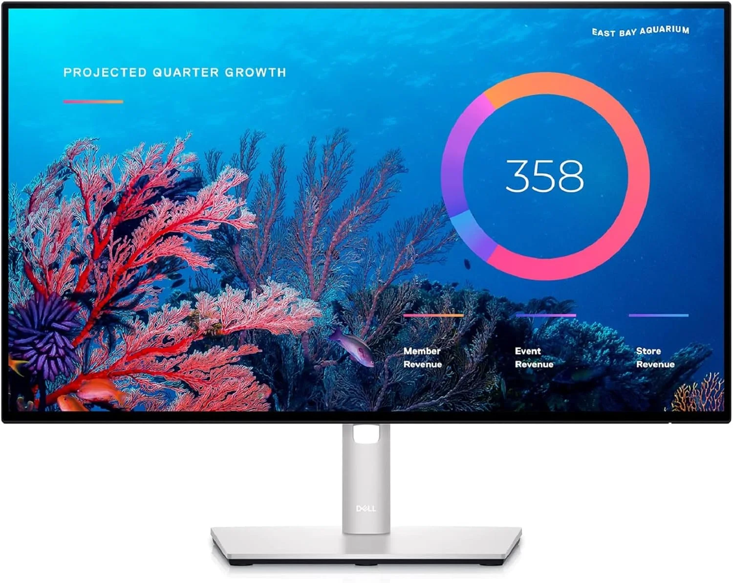 مانیتور 24 اینچی Dell UltraSharp IPS FullHD با هاب USB-C، قابلیت تنظیم ارتفاع، RJ-45، هاب USB - U2422HE