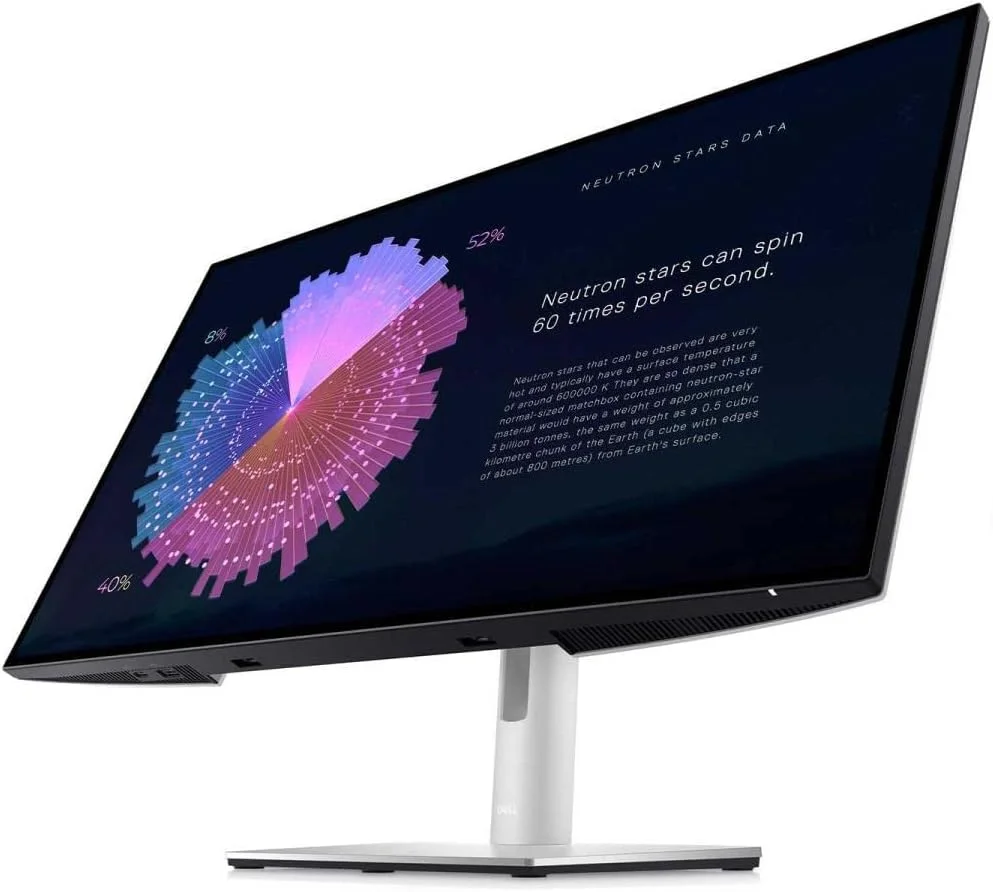 مانیتور 27 اینچی Dell U2722DE UltraSharp USB-C QHD (2560x1440)، 60 هرتز، IPS، 5 میلی‌ثانیه، 100% sRGB، 3x USB-C، 2x DisplayPort، HDMI، 4x USB، RJ45