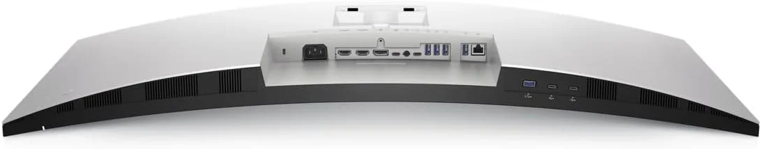 مانیتور خمیده 38 اینچی Dell UltraSharp U3824DW با رزولوشن WQHD (3840 x 1600) و نرخ بروزرسانی 60 هرتز، پنل WLED LCD با نسبت تصویر 21:9، هاب USB-C، فناوری IPS Black Panel، زمان پاسخگویی 5 میلی‌ثانیه، قابلیت تنظیم ارتفاع، چرخش و شیب