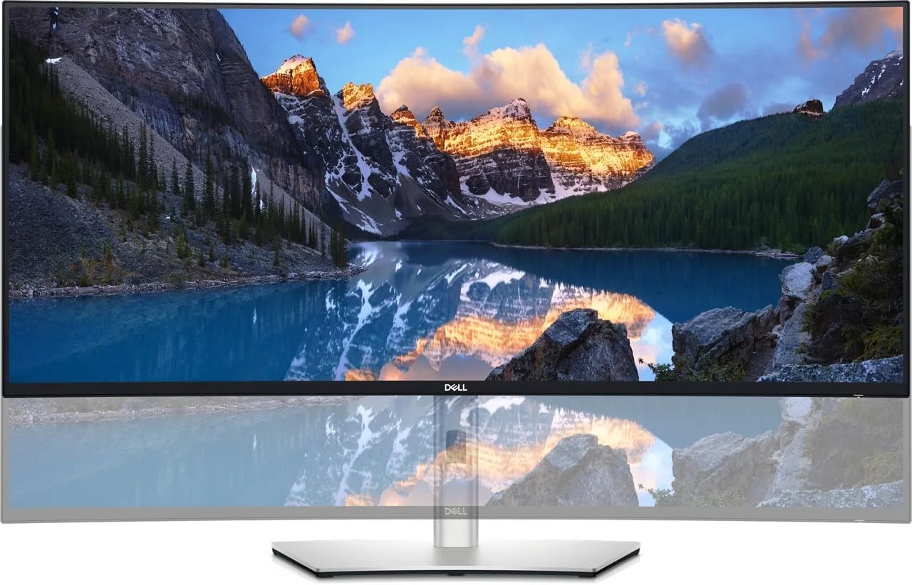 مانیتور خمیده 38 اینچی Dell UltraSharp U3824DW با رزولوشن WQHD (3840 x 1600) و نرخ بروزرسانی 60 هرتز، پنل WLED LCD با نسبت تصویر 21:9، هاب USB-C، فناوری IPS Black Panel، زمان پاسخگویی 5 میلی‌ثانیه، قابلیت تنظیم ارتفاع، چرخش و شیب