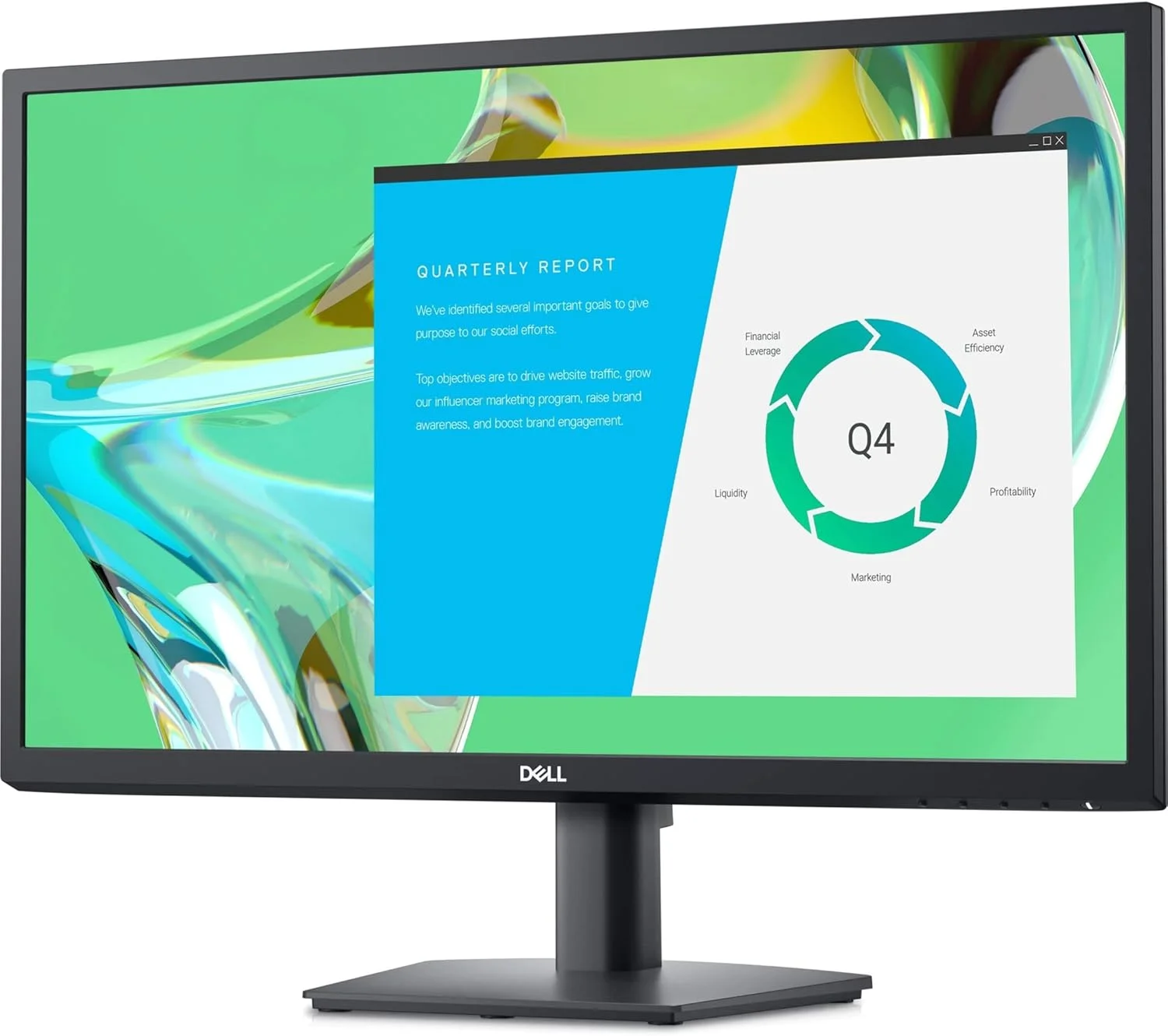 مانیتور ال سی دی LED دل E2422HN با اندازه 23.8 اینچ - نسبت تصویر 16:9 - مشکی