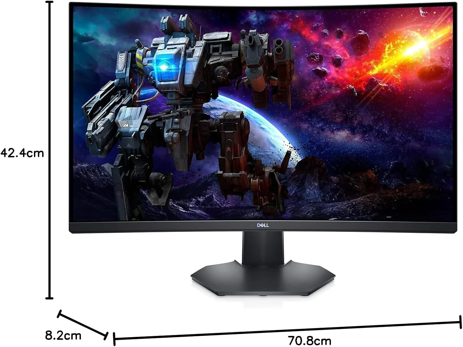 مانیتور گیمینگ خمیده 32 اینچی دل مدل Dell S3222DGM با رزولوشن QHD، پورت HDMI و DP - مشکی مانیتور گیمینگ خمیده 32 اینچی دل مدل Dell S3222DGM با رزولوشن QHD، پورت HDMI و DP - مشکی