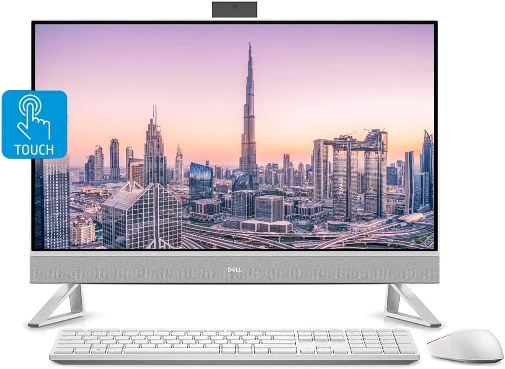 کامپیوتر همه کاره Dell Inspiron 7710 با صفحه نمایش لمسی 27 اینچی FHD IPS، پردازنده نسل دوازدهم Intel Core i7-1255U، کارت گرافیک NVIDIA GeForce MX550، Wi-Fi، ماوس و کیبورد بی سیم، ویندوز 11 (32 گیگابایت رم | 2 ترابایت SSD)
