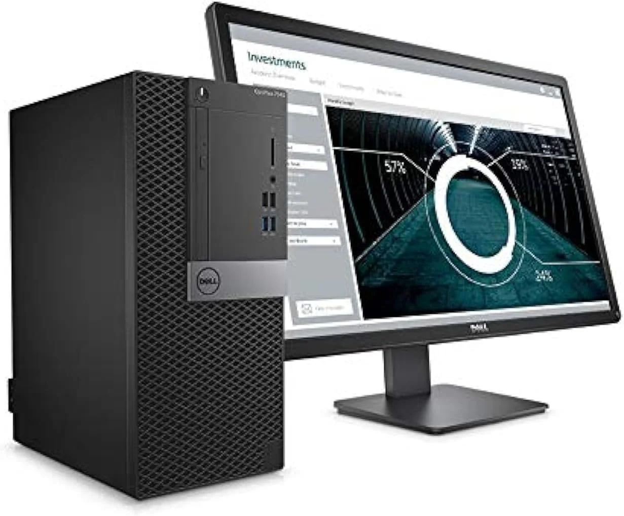 کامپیوتر Dell Optiplex 7040 با پردازنده Intel Core i7-6700، رم 16 گیگابایتی، هارد دیسک 1 ترابایتی، ویندوز 10 پرو به همراه رسانه نصب و مانیتور 18.5 اینچی