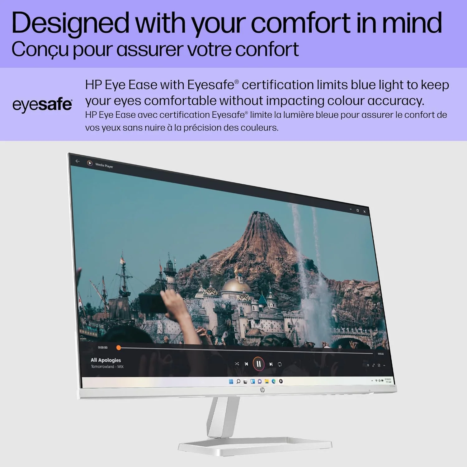 مانیتور 27 اینچی HP سری 5 مدل 527sw، FHD (1920 x 1080)، پنل IPS، پوشش 99% sRGB، نسبت کنتراست 1500:1، روشنایی 300 نیت، نرخ تازهسازی 100 هرتز، فناوری HP Eye Ease دارای گواهینامه Eyesafe مانیتور 27 اینچی HP سری 5 مدل 527sw، FHD (1920 x 1080)، پنل IPS، پوشش 99% sRGB، نسبت کنتراست 1500:1، روشنایی 300 نیت، نرخ تازهسازی 100 هرتز، فناوری HP Eye Ease دارای گواهینامه Eyesafe