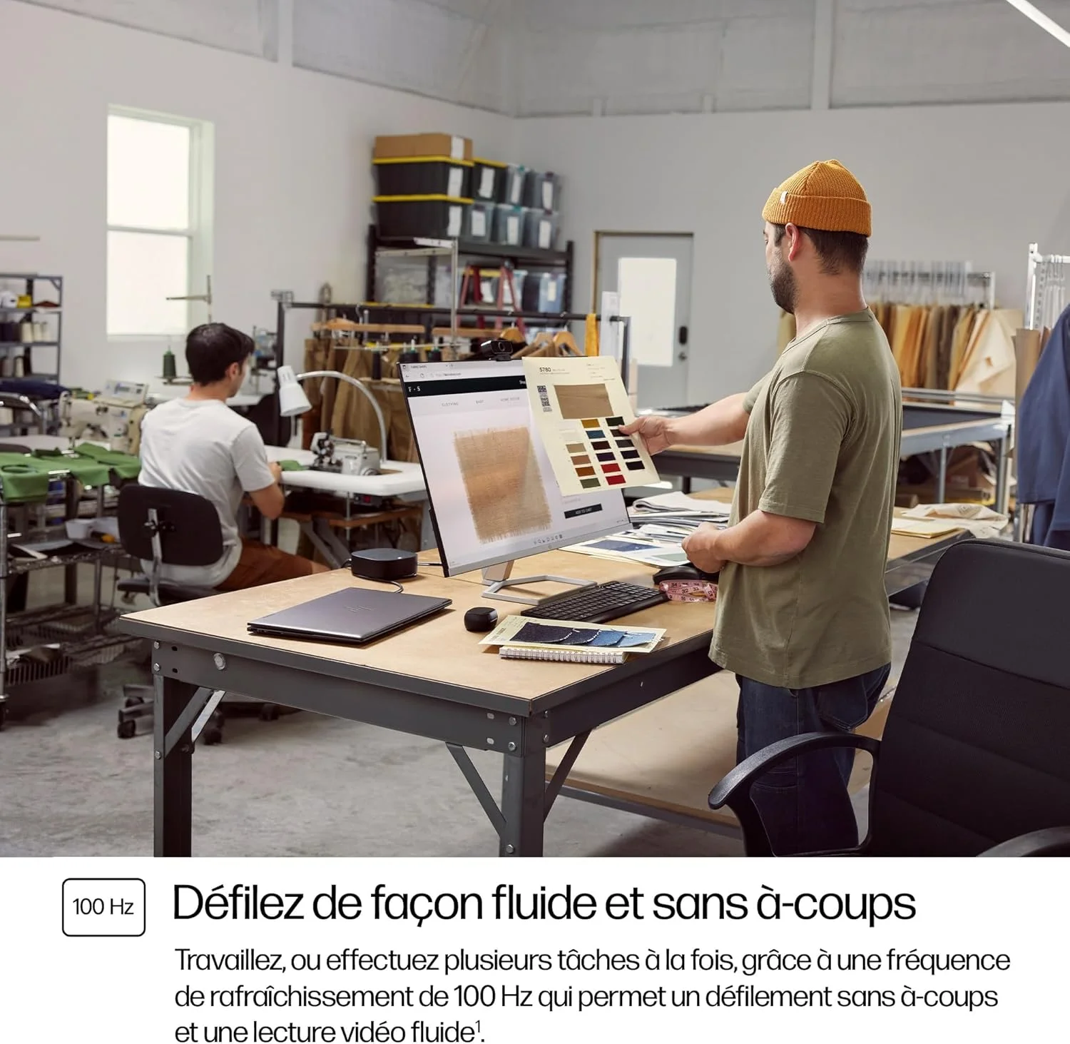 مانیتور کامپیوتر HP 524sf 60.5 سانتی متر (23.8 اینچ) 1920 x 1080 پیکسل Full HD سفید