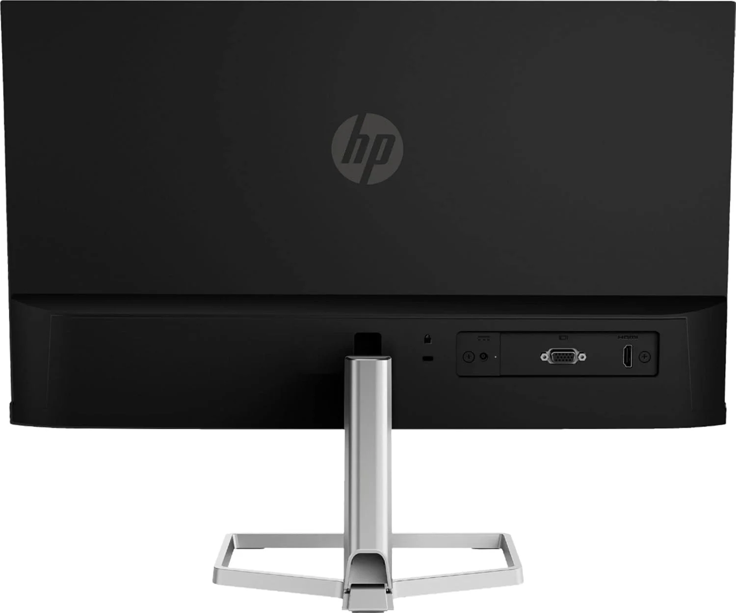 مانیتور 21.5 اینچی IPS LED فول اچ دی 1080P اچ پی (HDMI، VGA)، نور آبی کم، فناوری AMD FreeSync، نقره ای و مشکی