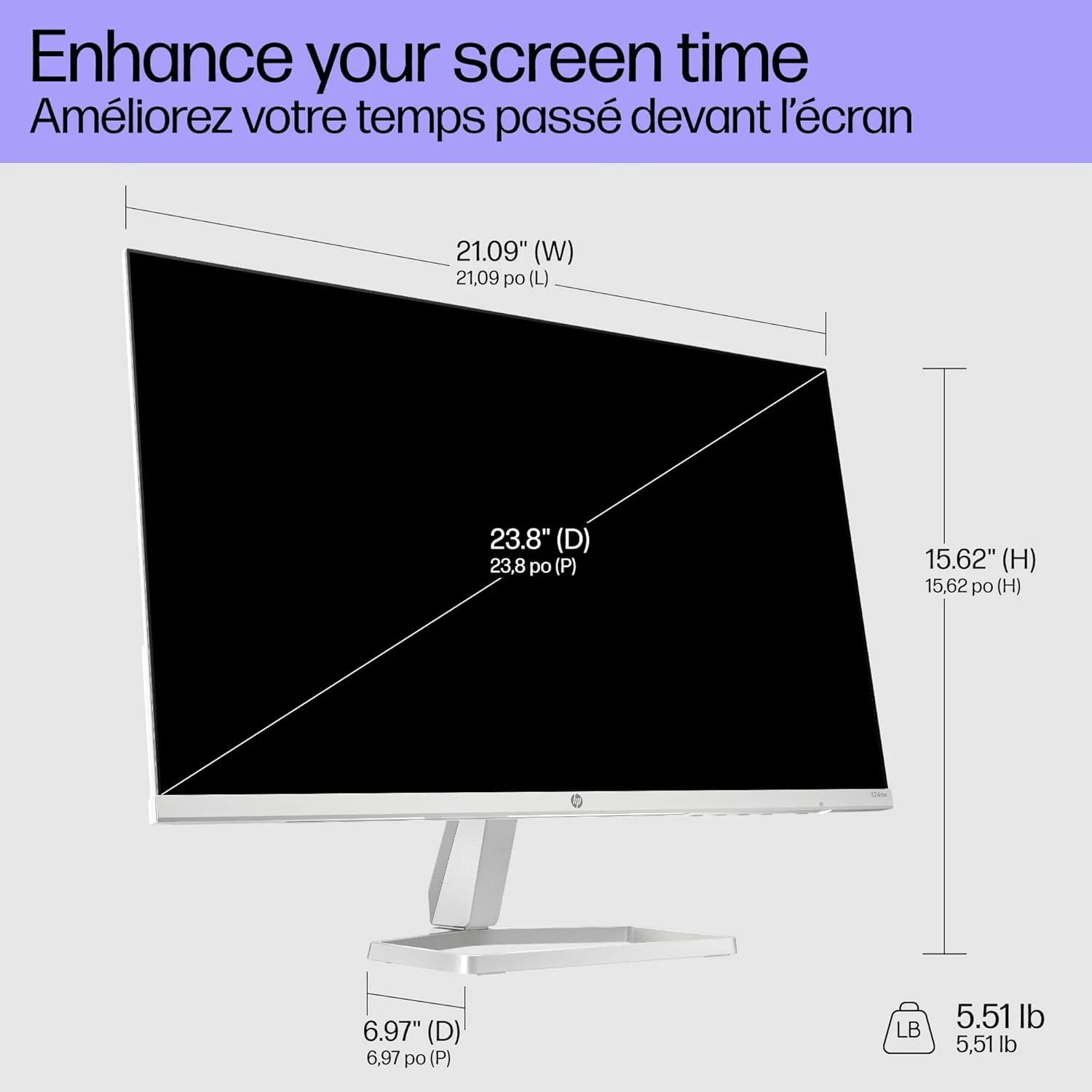 مانیتور 24 اینچی FHD سری 5 HP، نمایشگر Full HD (1920 x 1080)، پنل IPS، پوشش 99% sRGB، نسبت کنتراست 1500:1، روشنایی 300 نیت، فناوری Eye Ease با گواهینامه Eyesafe، مدل 524sw (2024) مانیتور 24 اینچی FHD سری 5 HP، نمایشگر Full HD (1920 x 1080)، پنل IPS، پوشش 99% sRGB، نسبت کنتراست 1500:1، روشنایی 300 نیت، فناوری Eye Ease با گواهینامه Eyesafe، مدل 524sw (2024)