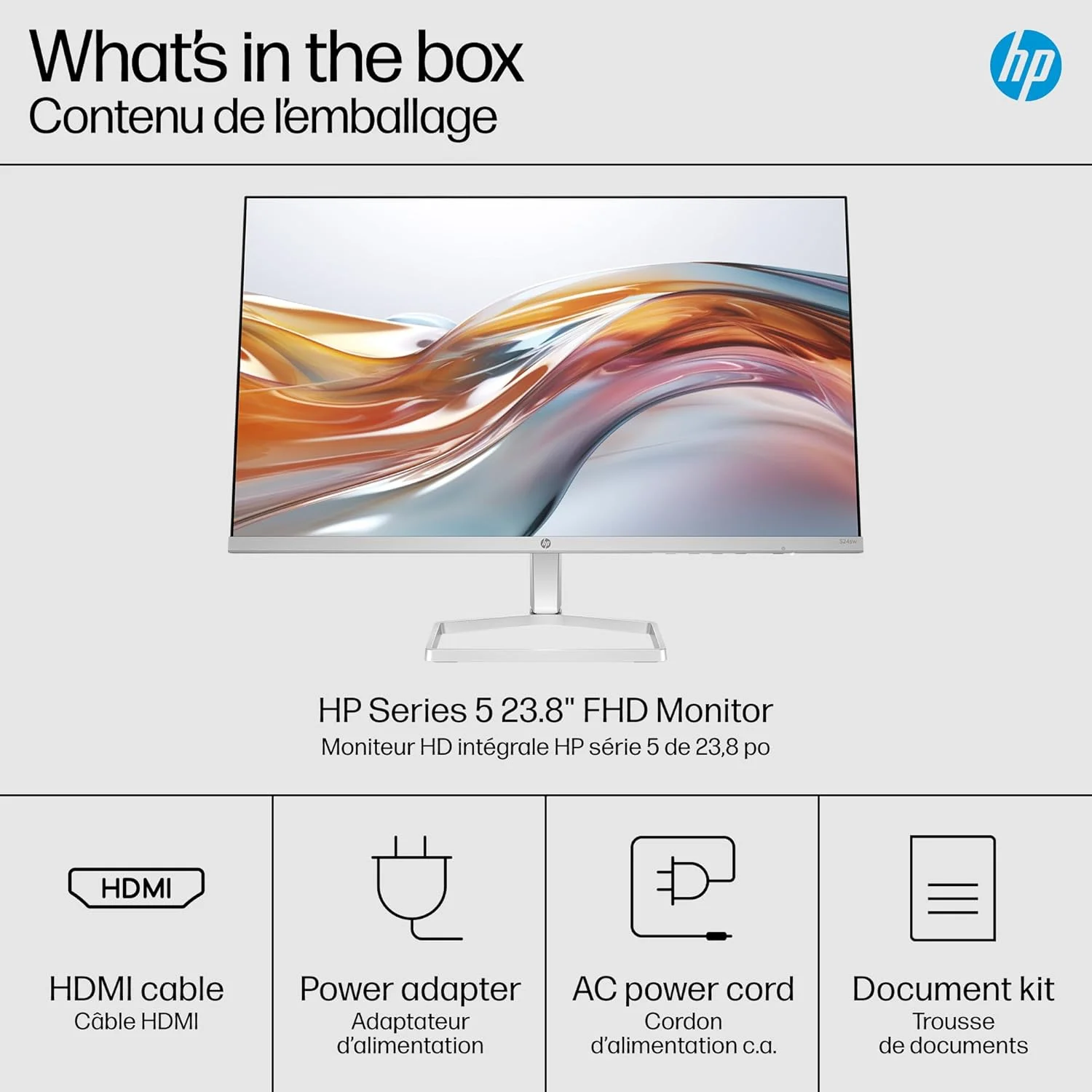 مانیتور 24 اینچی FHD سری 5 HP، نمایشگر Full HD (1920 x 1080)، پنل IPS، پوشش 99% sRGB، نسبت کنتراست 1500:1، روشنایی 300 نیت، فناوری Eye Ease با گواهینامه Eyesafe، مدل 524sw (2024) مانیتور 24 اینچی FHD سری 5 HP، نمایشگر Full HD (1920 x 1080)، پنل IPS، پوشش 99% sRGB، نسبت کنتراست 1500:1، روشنایی 300 نیت، فناوری Eye Ease با گواهینامه Eyesafe، مدل 524sw (2024)