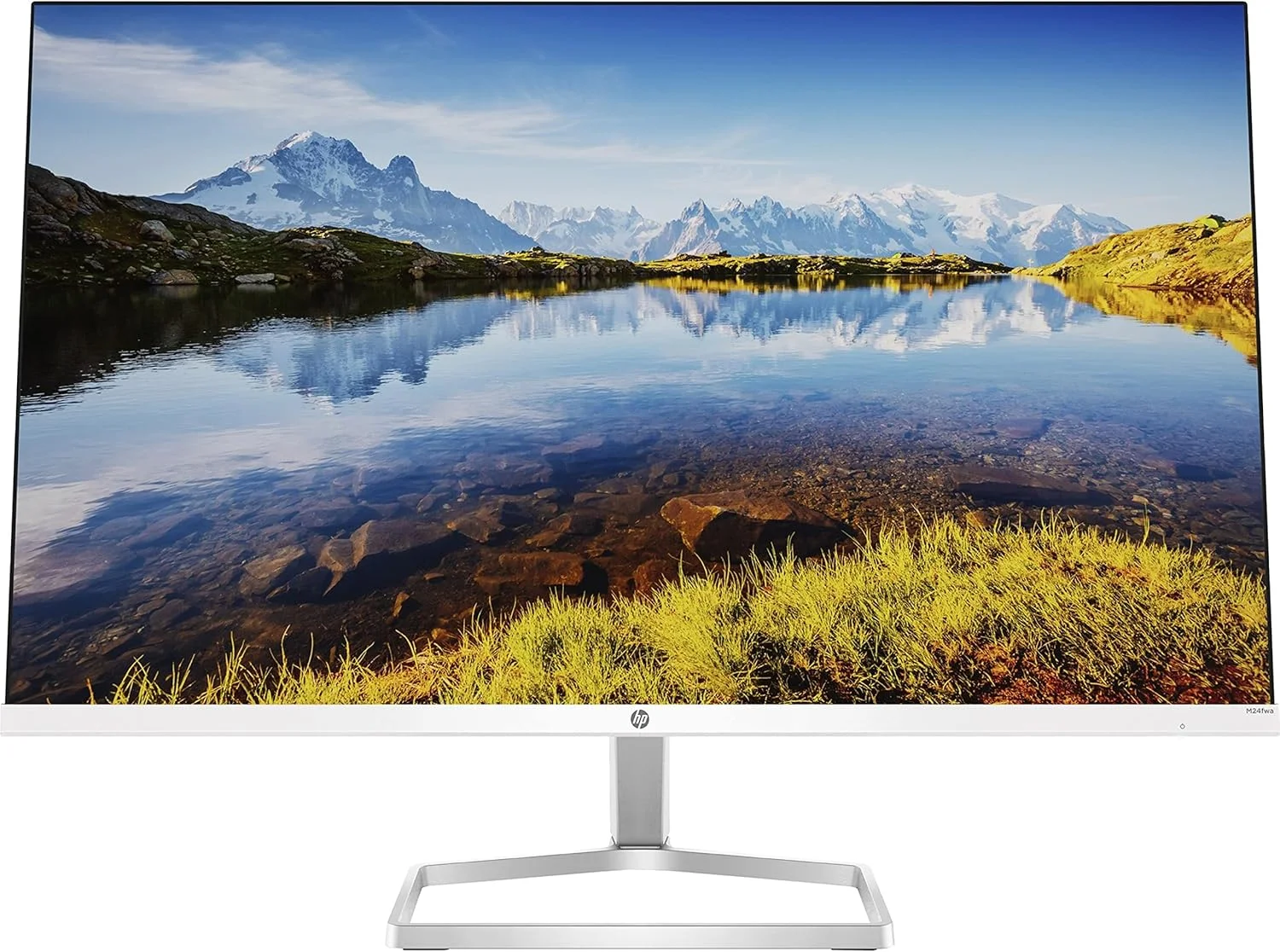 مانیتور 23.8 اینچی FHD IPS LED با نور پس زمینه و بلندگو HP M24fwa - رنگ سفید، VGA مانیتور 23.8 اینچی FHD IPS LED با نور پس زمینه و بلندگو HP M24fwa - رنگ سفید، VGA