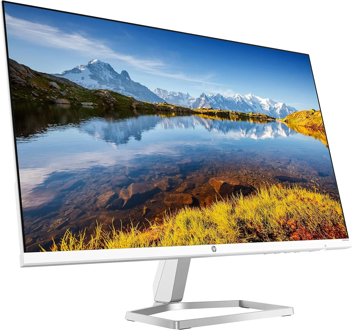 مانیتور 23.8 اینچی FHD IPS LED با نور پس زمینه و بلندگو HP M24fwa - رنگ سفید، VGA مانیتور 23.8 اینچی FHD IPS LED با نور پس زمینه و بلندگو HP M24fwa - رنگ سفید، VGA