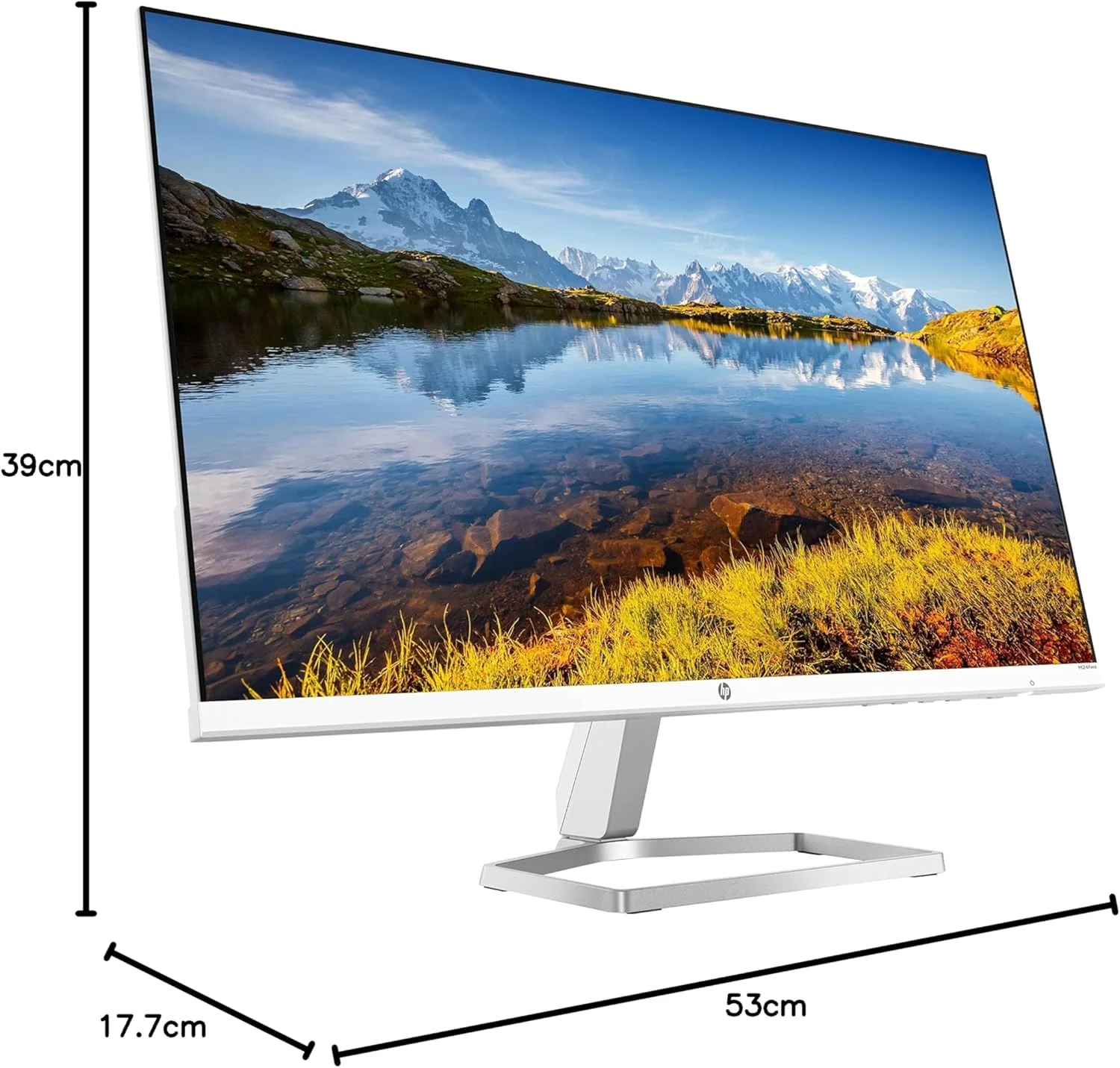 مانیتور 23.8 اینچی FHD IPS LED با نور پس زمینه و بلندگو HP M24fwa - رنگ سفید، VGA مانیتور 23.8 اینچی FHD IPS LED با نور پس زمینه و بلندگو HP M24fwa - رنگ سفید، VGA