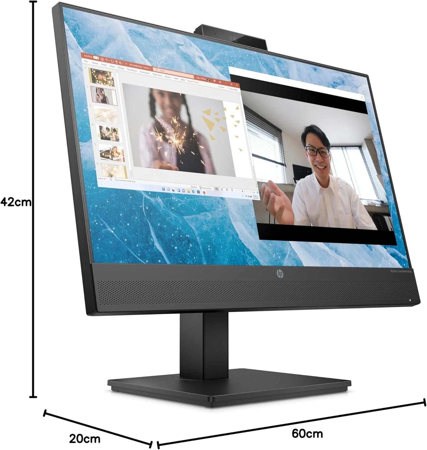 مانیتور کنفرانس HP M24M - 24 اینچ W128561942 مانیتور کنفرانس HP M24M - 24 اینچ W128561942