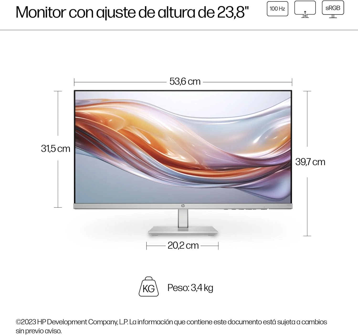 مانیتور HP مدل 524sh، نمایشگر 23.8 اینچی FHD IPS ضد تابش نور، فناوری Eye Ease، زمان پاسخگویی 5 میلیثانیه GtG Overdrive، رزولوشن 1920x1080، قابلیت تنظیم ارتفاع، نرمافزار Display Center، HDMI، مشکی مانیتور HP مدل 524sh، نمایشگر 23.8 اینچی FHD IPS ضد تابش نور، فناوری Eye Ease، زمان پاسخگویی 5 میلیثانیه GtG Overdrive، رزولوشن 1920x1080، قابلیت تنظیم ارتفاع، نرمافزار Display Center، HDMI، مشکی