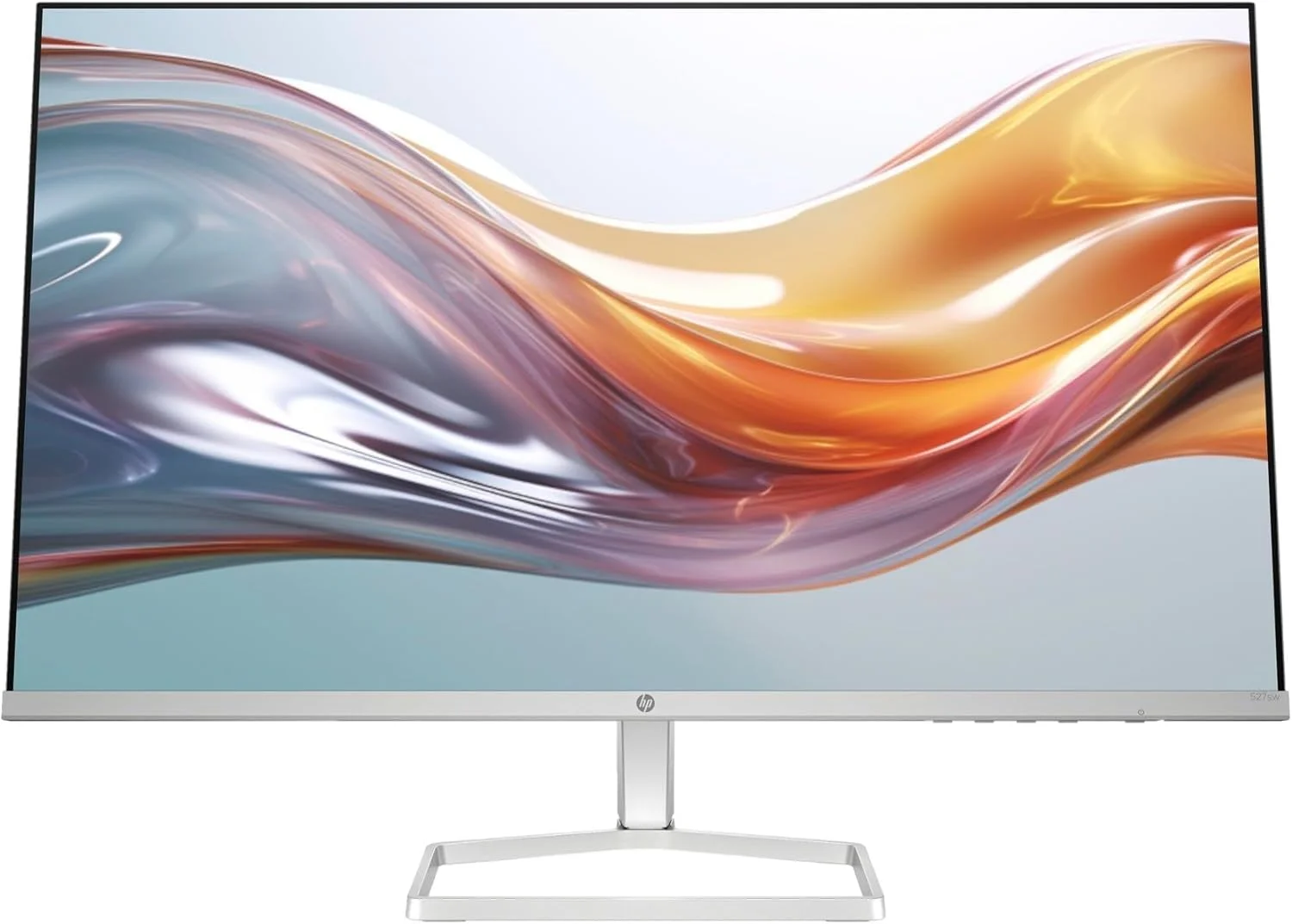 مانیتور 27 اینچی HP 1080P نقره ای و سفید با داک Docztorm، 27 اینچ Full HD (1920x1080) 75 هرتز ضد تابش نور، AMD FreeSync، 2 HDMI، 1 VGA، حالت نور آبی کم، ایده آل برای خانه و تجارت (مدل 2024)
